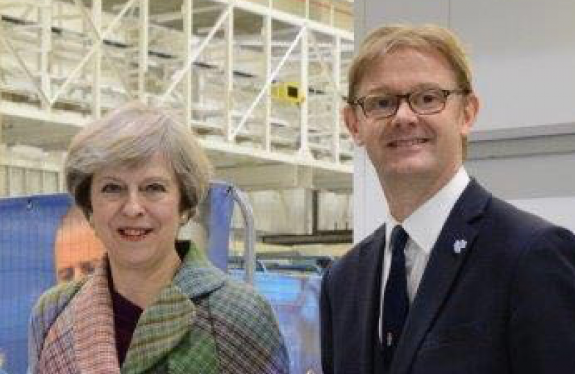 Nigel Jones and Theresa May