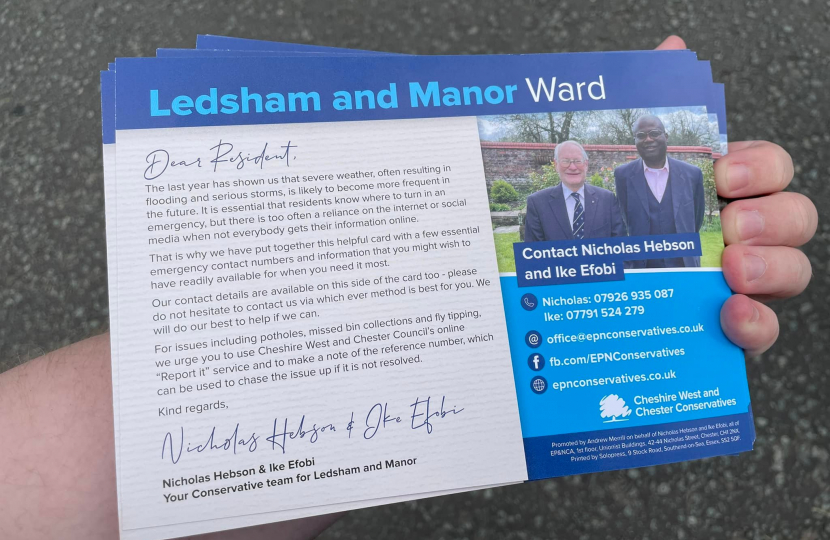 Ledsham & Manor Cards