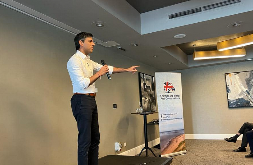 Rishi Sunak - Cheshire & Wirral Area Event 2