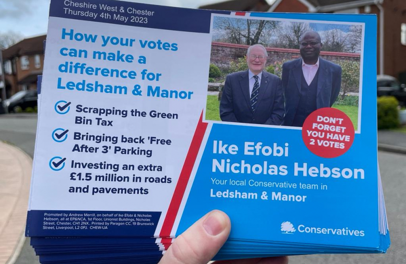 Ledsham & Manor Election Address 2023