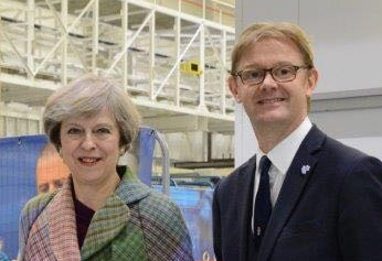 Nigel Jones and Theresa May